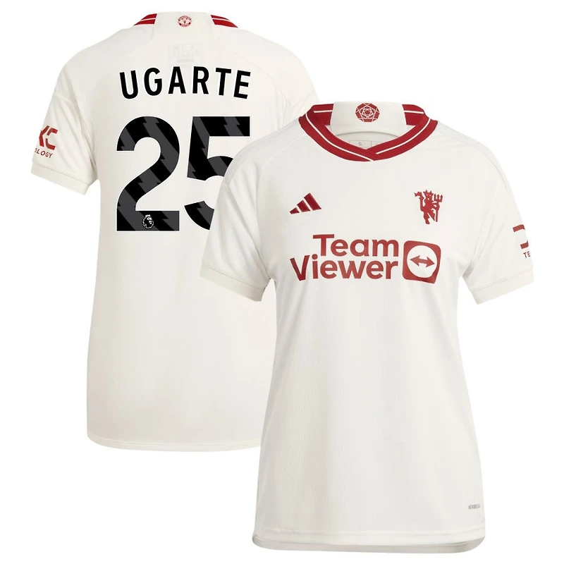 Manuel Ugarte Women's adidas White Manchester United 2023/24 Third Replica Custom Jersey