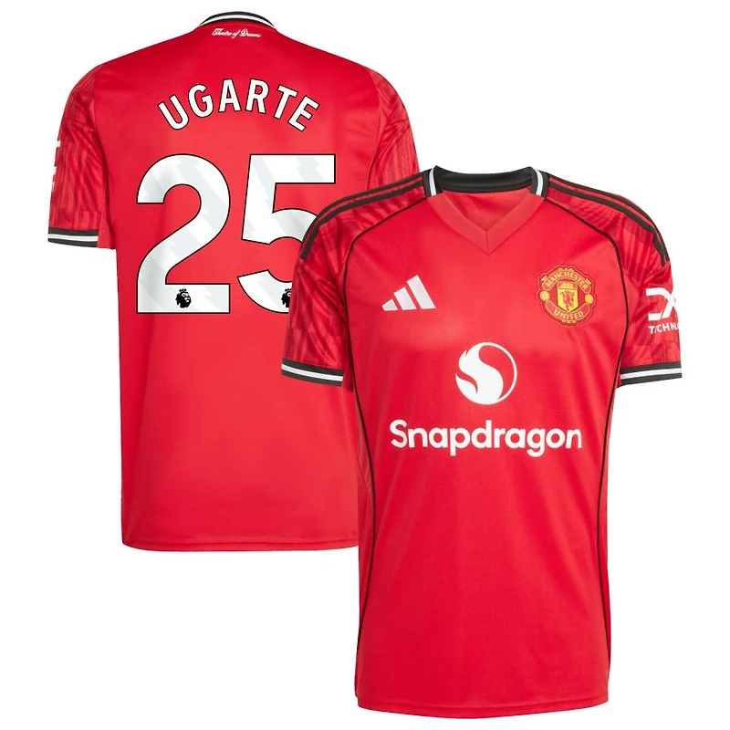 Manuel Ugarte Men's adidas Red Manchester United Home 2025/26 Custom Replica Jersey