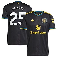 Manuel Ugarte Men's adidas  Black Manchester United 2025/26 Third Replica Custom Jersey