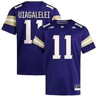 Ta'ita'i Uiagalelei Men's adidas  Purple Washington Huskies NIL Pick-A-Player Home Premier Football Jersey