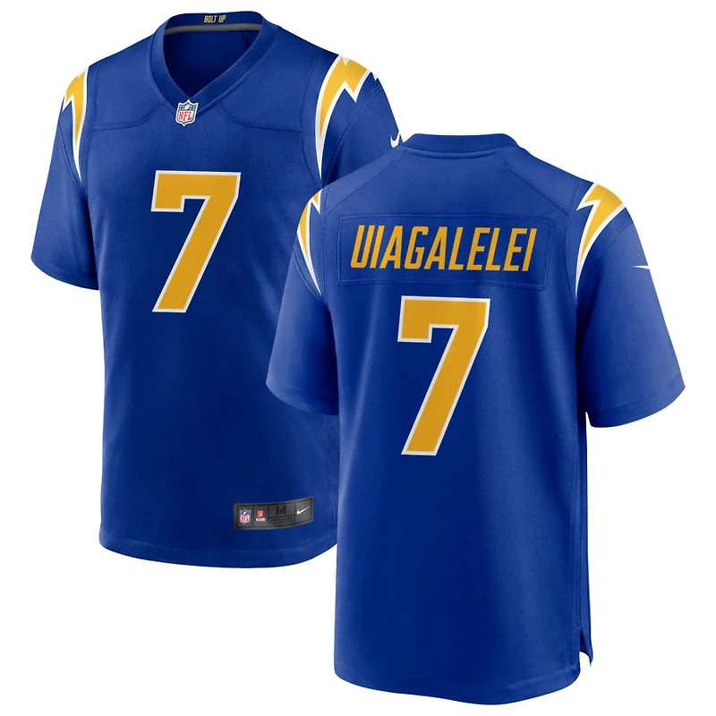 DJ Uiagalelei Men's Nike Royal Los Angeles Chargers Alternate Custom Game Jersey