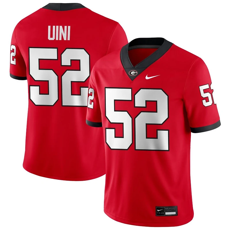 Michael Uini Men's Nike Red Georgia Bulldogs NIL Pick-A-Player Game Jersey