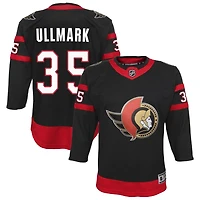 Linus Ullmark Youth Black Ottawa Senators Home Custom Premier Jersey