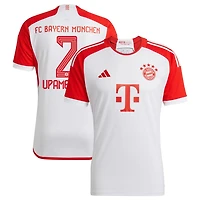 Dayot Upamecano Men's adidas  White Bayern Munich 2023/24 Home Replica Custom Jersey