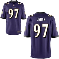 Brent Urban Youth Nike Purple Baltimore Ravens Custom Game Jersey