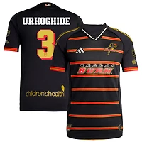 Osaze Urhoghide Men's adidas Black FC Dallas 2025 Third Authentic Custom Jersey