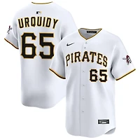 Jose Urquidy Men's Nike White Pittsburgh Pirates Home Limited Custom Jersey