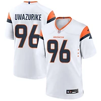 Eyioma Uwazurike Men's Nike  White Denver Broncos Mile High Collection Custom Game Jersey