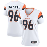 Eyioma Uwazurike Women's Nike  White Denver Broncos Mile High Collection Custom Game Jersey