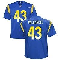 Nate Valcarcel Youth Nike Royal Los Angeles Rams Custom Game Jersey