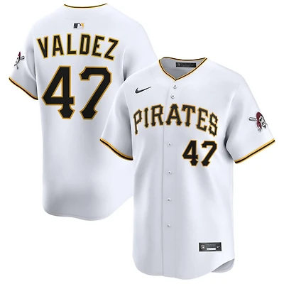 Enmanuel Valdez Men's Nike White Pittsburgh Pirates Home Limited Custom Jersey