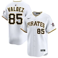 Esmerlyn Valdez Men's Nike White Pittsburgh Pirates Home Limited Custom Jersey