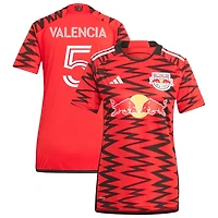 Omar Valencia Women's adidas  Red New York Red Bulls 2024 Legacy Replica Custom Jersey