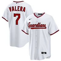 George Valera Men's Nike  White Cleveland Guardians Home Custom Replica Jersey