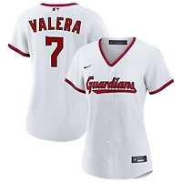 George Valera Women's Nike  White Cleveland Guardians Home Custom Replica 2.0 Jersey