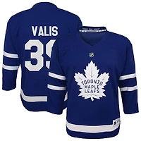 Borya Valis Youth  Blue Toronto Maple Leafs Home Replica Custom Jersey