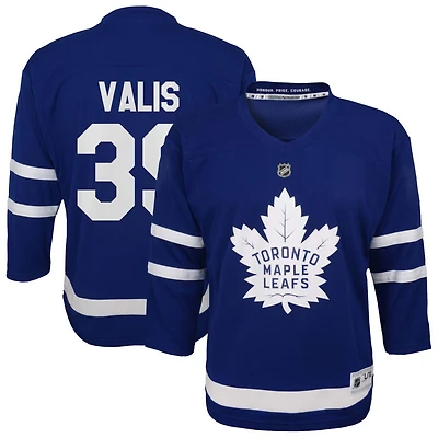 Borya Valis Youth  Blue Toronto Maple Leafs Home Replica Custom Jersey