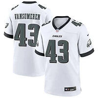 Ben VanSumeren Men's Nike White Philadelphia Eagles Custom Game Jersey
