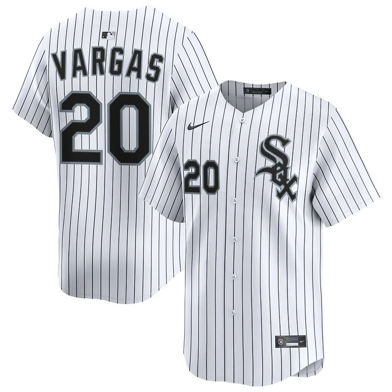 Miguel Vargas Men's Nike White Chicago White Sox Home Limited Custom Jersey