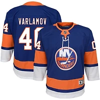 Semyon Varlamov Youth Blue New York Islanders Home Premier Custom Jersey