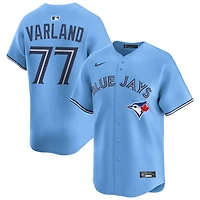 Louis Varland Men's Nike Light Blue Toronto Blue Jays Alternate Limited Custom Jersey