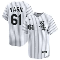 Mike Vasil Men's Nike White Chicago White Sox Home Limited Custom Jersey