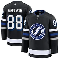 Andrei Vasilevskiy Men's Fanatics Black Tampa Bay Lightning Alternate Premium Custom Jersey