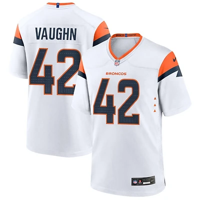 Deuce Vaughn Men's Nike  White Denver Broncos Mile High Collection Custom Game Jersey