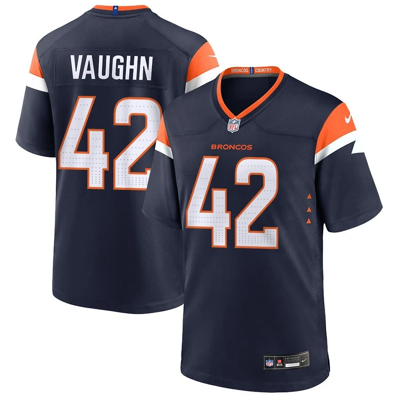 Deuce Vaughn Men's Nike  Navy Denver Broncos Alternate Mile High Collection Custom Game Jersey