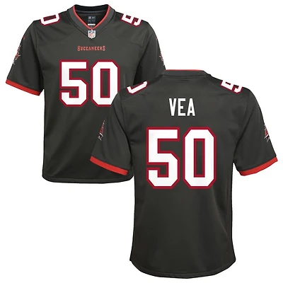 Vita Vea Youth Nike Pewter Tampa Bay Buccaneers Alternate Custom Game Jersey
