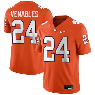 Tyler Venables Men's Nike Orange Clemson Tigers NIL Pick-A-Player Game Jersey