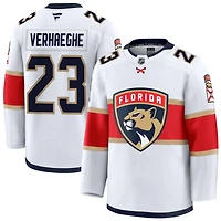 Carter Verhaeghe Men's Fanatics White Florida Panthers Away Premium Custom Jersey