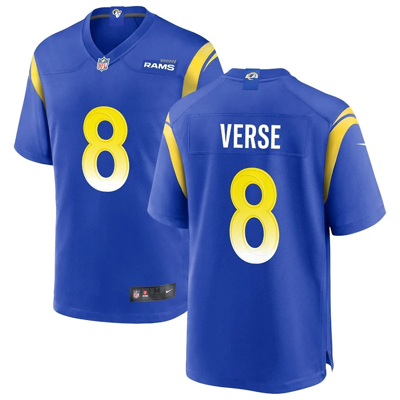 Jared Verse Men's Nike Royal Los Angeles Rams Custom Game Jersey