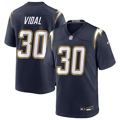Kimani Vidal Men's Nike Navy Los Angeles Chargers Alternate Super Chargers Game Custom Jersey