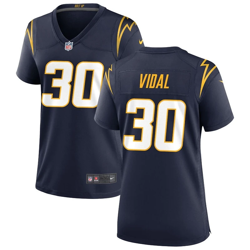 Kimani Vidal Women's Nike Navy Los Angeles Chargers Alternate Custom Game Jersey