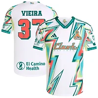 Ronaldo Vieira Men's adidas White San Jose Earthquakes 2025 Third Authentic Custom Jersey
