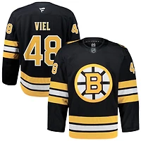 Jeffrey Viel Men's Fanatics Black Boston Bruins Home Authentic Pro Custom Jersey