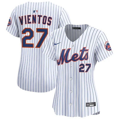 Mark Vientos Women's Nike  White New York Mets Home Limited Custom Jersey