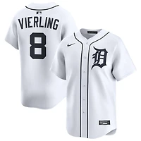 Matt Vierling Men's Nike White Detroit Tigers Home Limited Custom Jersey