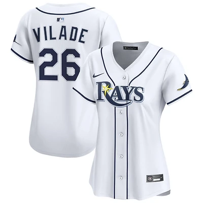 Ryan Vilade Women's Nike White Tampa Bay Rays Home Limited Custom Jersey