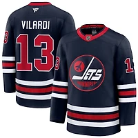 Gabriel Vilardi Men's Fanatics Navy Winnipeg Jets Alternate Premium Custom Jersey