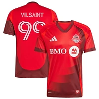Jules Anthony Vilsaint Men's adidas  Red Toronto FC 2025 Club Kit Replica Custom Jersey