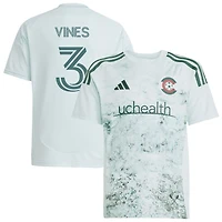 Sam Vines Youth adidas  Green Colorado Rapids 2025 Headwaters Replica Custom Jersey