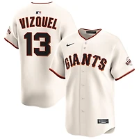 Omar Vizquel Men's Nike Cream San Francisco Giants Home Limited Pick-A-Player Retired Roster Jersey