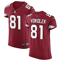 Travis Vokolek Men's Nike Cardinal Arizona Cardinals Vapor Untouchable Custom Elite Jersey