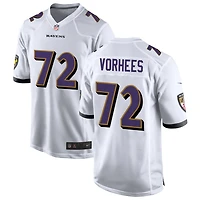 Andrew Vorhees Men's Nike White Baltimore Ravens Custom Game Jersey