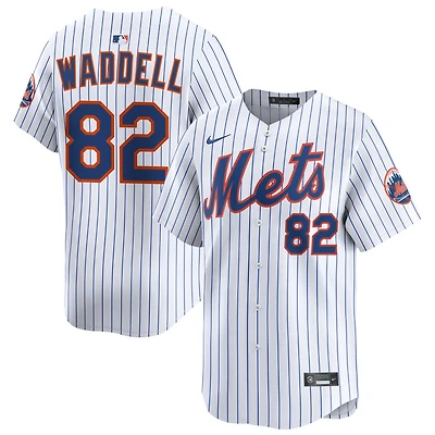 Brandon Waddell Men's Nike White New York Mets Home Limited Custom Jersey