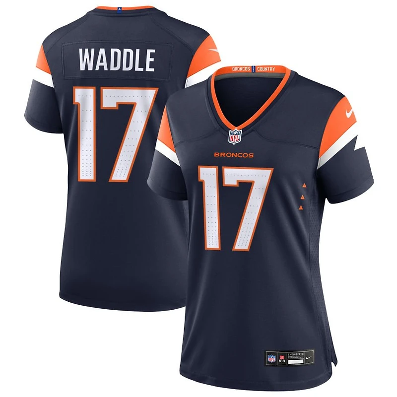 Jaylen Waddle Women's Nike Navy Denver Broncos Alternate Custom Game Jersey