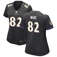 Dayton Wade Women's Nike Black Baltimore Ravens Alternate Custom Game Jersey