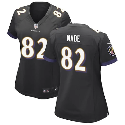 Dayton Wade Women's Nike Black Baltimore Ravens Alternate Custom Game Jersey